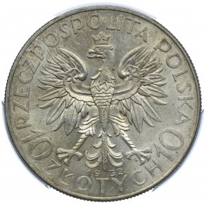 10 złotych 1932 Głowa Kobiety PCGS MS62