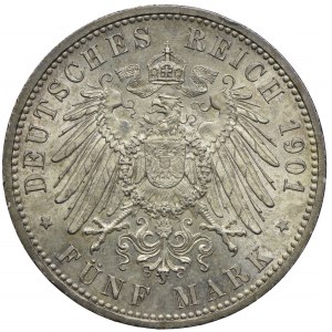 Niemcy, Prusy, Wilhelm II, 5 marek 1901, Berlin