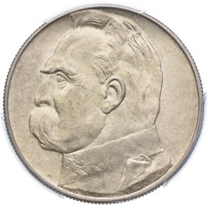 10 złotych 1937, Józef Piłsudski, PCGS MS64