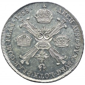 Österreichische Niederlande, Joseph II, 1/4 Taler (Kronentaler) 1788 B, Kremnica