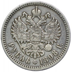 Rosja, Mikołaj II, rubel 1898 ★, Paryż