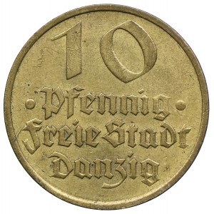 Wolne Miasto Gdańsk, 10 fenigów 1932 Berlin