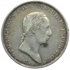 Austria, Franciszek I, 1/2 scudo 1826 V, Wenecja