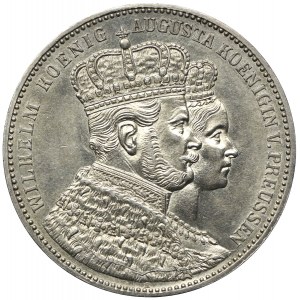 Niemcy, Prusy, Wilhelm I, talar koronacyjny 1861 A, Berlin