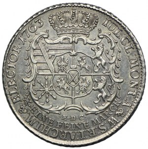 Saksonia, Fryderyk Krystian, talar sasko-polski 1763 EDC, Lipsk