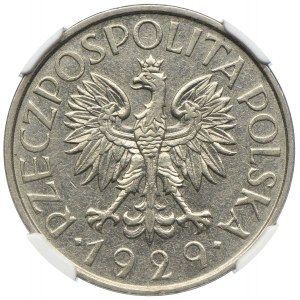 1 złoty 1929, NGC MS61