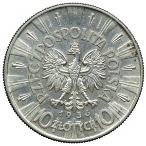 10 złotych 1936, Józef Piłsudski