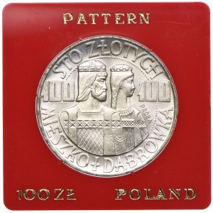 100 złotych 1966 Mieszko i Dąbrówka, próba
