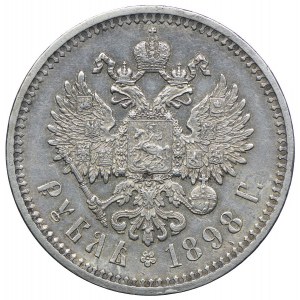 Russland, Nikolaus II., Rubel 1898 АГ, St. Petersburg