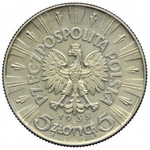 5 zlotých 1935, Józef Piłsudski