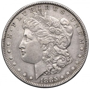 USA, dolar 1885 Morgan, Filadelfia