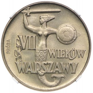 10 Zloty 1965 7 Jahrhunderte von Warschau, NGC MS66 Probe