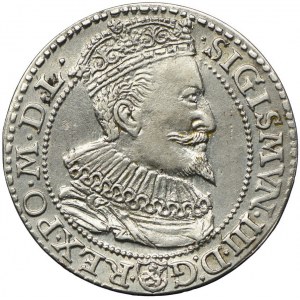 Sigismund III. Vasa, Sixpence 1596, Malbork