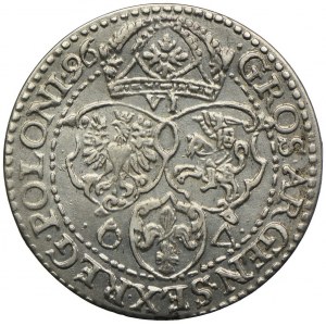 Sigismund III. Vasa, Sixpence 1596, Malbork