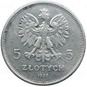 5 złotych 1930, Sztandar