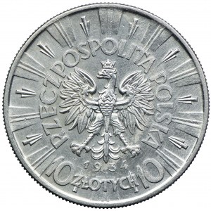 10 złotych 1934, Józef Piłsudski