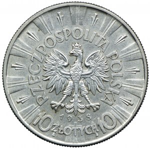 10 złotych 1938, Józef Piłsudski