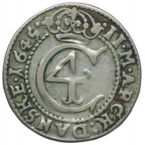 Dänemark, Christian IV, 2 Mark 1645 Kopenhagen