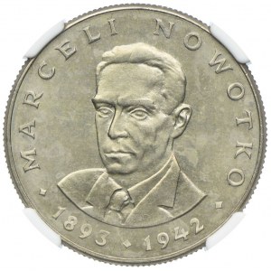 20 złotych 1983, Marceli Nowotko, NGC MS64