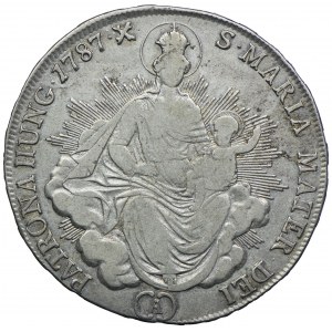 Rakousko, Josef II, 1/2 tolaru 1787 A, Vídeň