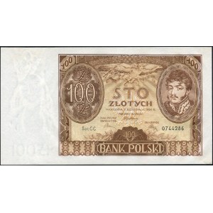 100 złotych 1934 - Ser CC. -