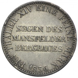 Niemcy, Prusy, Fryderyk Wilhelm III, talar górniczy 1836 A, Berlin