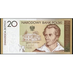 20 złotych 2009, Juliusz Słowacki