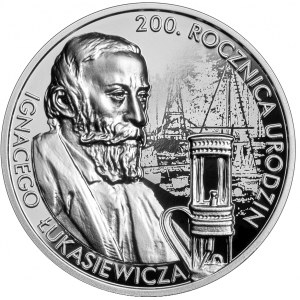 10 złotych 2022, 200 rocznica Urodzin Ignacego Łukasiewicza