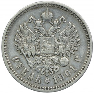 Rosja, Mikołaj II, rubel 1901 ФЗ, Petersburg