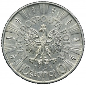 10 złotych 1938, Józef Piłsudski