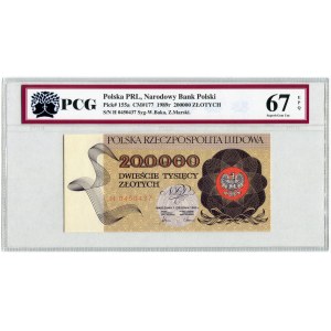 200.000 złotych 1989 - H - PCG 67 EPQ