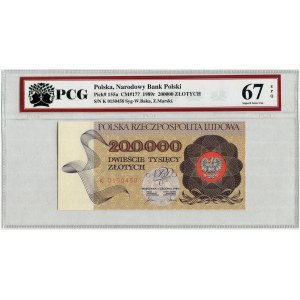 200.000 złotych 1989 - K - PCG 67 EPQ