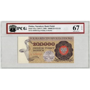 200.000 złotych 1989 - D - PCG 67 EPQ