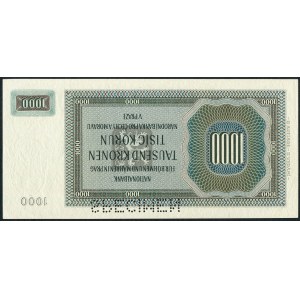 1000 koron 1942 - Ec - WZÓR