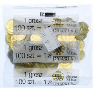 1 Penny 2013 - Bank Sack (100 Stk.) Royal Mint