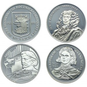 Zestaw, 10 złotych 1992-2001 (4szt.)