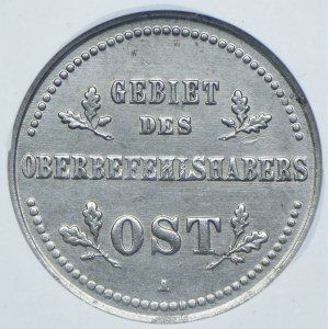 Ost, 1 kopiejka 1916 A, Berlin, GCN AU53