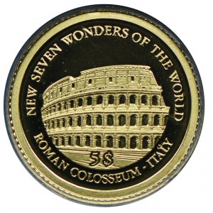 Wyspy Salomona, 5 dolarów 2011, Koloseum