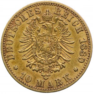 Niemcy, Prusy, Wilhelm I, 10 marek 1880 A, Berlin