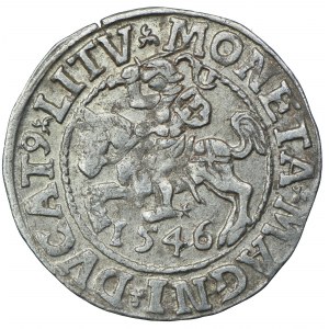 Zikmund II August, půlpenny 1546 Vilnius