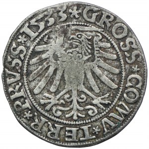 Zygmunt I Stary, grosz 1533 Toruń