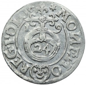 Žigmund III Vaza, poltorak 1619 Bydgoszcz, reverz N