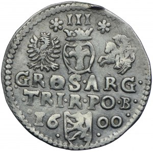 Zikmund III Vasa, trojak 1600, Bydgoszcz