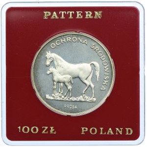 100 zlatých 1981, Koně, SAMPLE