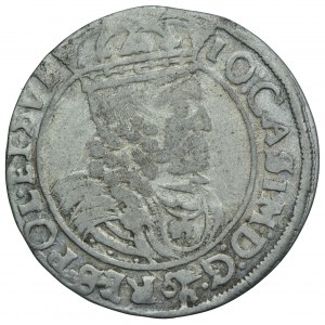 Jan II Kazimierz, szóstak 1662 GBA, Lwów, błąd w legendzie awersu: RES zamiast REX