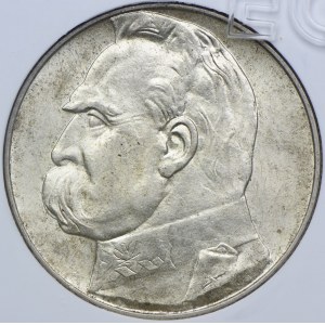 10 złotych 1936, Józef Piłsudski, GCN AU58