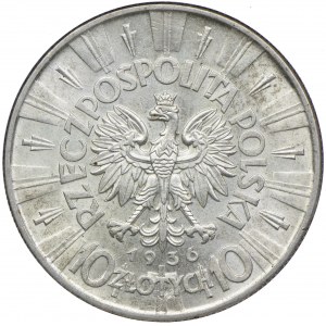 10 złotych 1936, Józef Piłsudski, GCN AU58