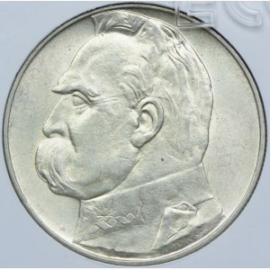 10 złotych 1937, Józef Piłsudski, GCN AU55
