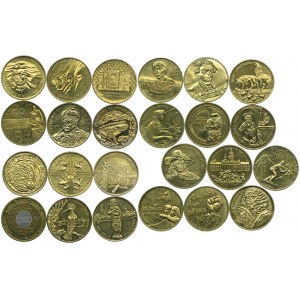 Zestaw 2 złote 1998-2000 (24szt.)
