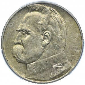 10 zlotých 1935, Józef Piłsudski, PCGS MS62
